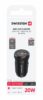 Swissten Dual USB-C & USB-A Mini Car Charger (20W) - 20111901 - Black