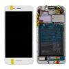 Huawei Honor 6A LCD Display + Touchscreen + Frame White 02351KTV Incl. Battery and Parts