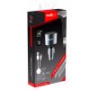 Multiline Xtreme 3-Port Car Charger - 6.6A / 36W - incl. Micro USB Cable