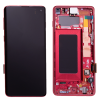 Samsung G973F Galaxy S10 LCD Display + Touchscreen + Frame Red GH82-18835H