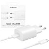 Samsung Super Fast Charging Travel Adapter (25W) + Type-C To USB Cable EP-TA800XWEGWW - White