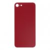 Apple iPhone SE (2022) Backcover Glass - (Wide Camera Opening) - Red