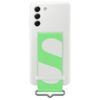 Samsung SM-G990B Galaxy S21 Fan Edition Silicone Cover With Strap - EF-GG990TWEGWW - White