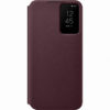 Samsung SM-S906B Galaxy S22 Plus Smart Clear View Cover - EF-ZS906CEEGEE - Burgundy Red