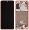 Samsung SM-G991B Galaxy S21 LCD Display + Touchscreen + Frame - GH82-24544D/GH82-24545D - Pink