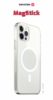 Swissten iPhone 12 Pro Max Magstick Case - For Magsafe Charging - Transparant