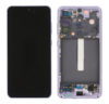 Samsung SM-G990B Galaxy S21 Fan Edition LCD Display + Touchscreen + Frame - GH82-26414D/GH82-26420D/GH82-26590D - Lavender