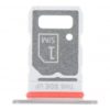 Motorola Moto Edge 20 (XT2143) Simcard Holder - Dual - Silver