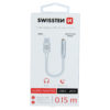 Swissten USB-C To 3.5mm (Female) Adapter - 73501302 - 0.15m - Silver