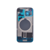 Apple iPhone 15 Backcover Glass - With Camera Frame + Iron Plate + NFC Magnet - Blue