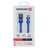 Swissten Textile Type-C USB Cable - 71521208 - 1.2m - Blue