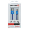 Swissten Textile Type-C USB Cable - 71521308 - 2m - Blue