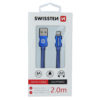 Swissten Textile Lightning Cable - 71523308 - 2m - Blue