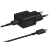Samsung 25W USB-C Power Adapter With Type-C USB Cable  - EP-T2510XBEGEU - Black