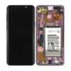 Samsung G960F Galaxy S9 LCD Display + Touchscreen + Frame - GH82-15994B - With Battery - Purple