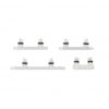 Apple iPhone 16/iPhone 16 Plus Side Buttons - White