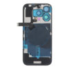 Apple iPhone 16 Pro Backcover Glass - With Camera Frame + Iron Plate + Wireless Charging Flex + Flash Light Flex - White