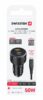 Swissten Dual USB-C Car Charger (50W) - 20111909 - With USB-C Cable - Black