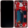 OnePlus 6 (A6003) LCD Display + Touchscreen + Frame - 2011100036/4901621 - Red
